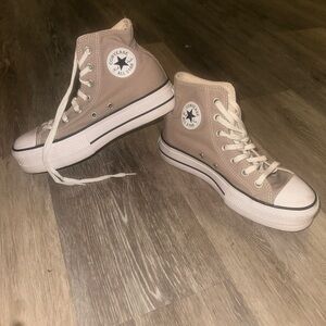 Converse Women's High-Top Sneakers - Light Brown